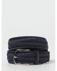 Orciani - Cinturón De Algodón Encerado Y Trenzado Elástico - Lyst