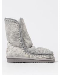 Mou - Flat Ankle Boots - Lyst