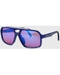Carrera - Rectangular Aviator Acetate Sunglasses With Double Bridge - Lyst