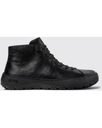 Camper - Peu Serra Grained Leather Chukka Boots With Vibram Sole - Lyst