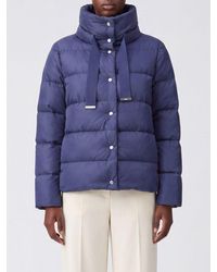 Herno - Short Quilted Polyester Down Jacket With High Collar And Buttons - Lyst
