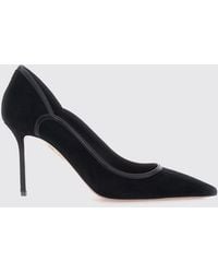 Aquazzura - Plush Suede Pumps With High Stiletto Heel - Lyst