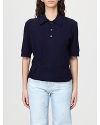 Victoria Beckham - Organic Cotton Polo Shirt - Lyst