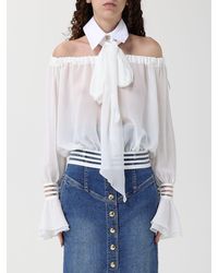 Elisabetta Franchi - Polyester Top - Lyst