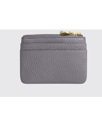 Coccinelle - C-Me Softy Grained Leather Flat Card Holder With Zip - Lyst