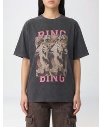 Anine Bing - Relaxed Fit Cotton T-Shirt With Graphic Print - Lyst