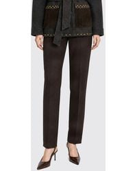 P.A.R.O.S.H. - Mid-Rise Skinny Stretch Virgin Wool Pants P.A.R.O.S.H - Lyst