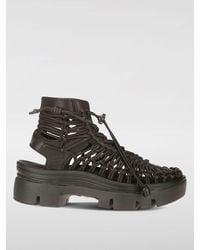 Noir Kei Ninomiya - Flat Ankle Boots - Lyst