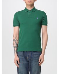 Polo Ralph Lauren - Cotton Polo Shirt With Pony Logo - Lyst