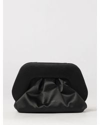 THEMOIRÈ - Themoir&Egrave Bios Draped Satin Mini Bag With Shoulder Strap - Lyst