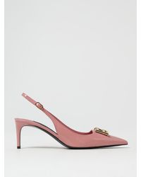 Dolce & Gabbana - Dg Logo Patent Slingback Pump - Lyst