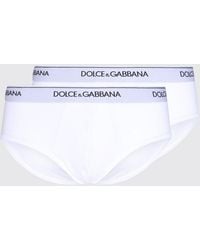 Dolce & Gabbana - Dolce &Amp Gabbana Set Of 2 Stretch Cotton Briefs - Lyst
