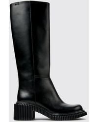 Camper - Pix London Calfskin Knee-High Boots With Xl Extralight Sole - Lyst