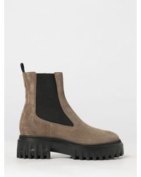 Hogan - H700 Suede Chelsea Boots With Lug Sole - Lyst