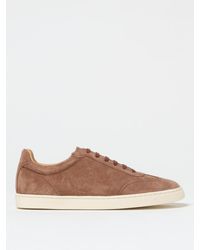Brunello Cucinelli - Sneakers Aus Veloursleder - Lyst