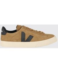 Veja - Campo Low-Top Suede Trainers With Contrasting V-Logo - Lyst