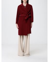 Max Mara - Virgin Wool Wrap Coat - Lyst