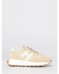 Hogan - Suede And Nylon Sneakers - Lyst