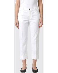 Dondup - Cropped Fit Stretch Denim Jeans - Lyst