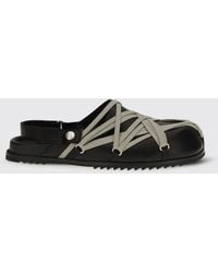 Rick Owens - Leather Megalace Mules - Lyst