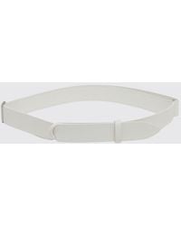 Orciani - Nobuckle Adjustable Smooth Leather Belt With Innovative Interlocking Closure - Lyst