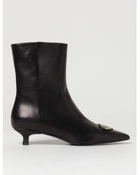 Love Moschino - Flat Ankle Boots - Lyst