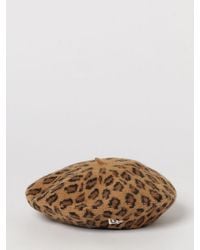 KTZ - Ny Yankees Animal Print Wool Beret - Lyst
