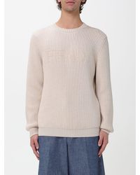 Fendi - Wool Crew Neck Pullover - Lyst