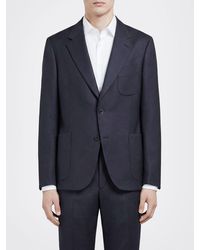Paul Smith - Single-Breasted Wool Blend Blazer - Lyst