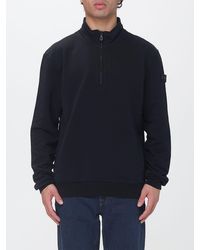 Peuterey - High Neck Cotton Sweatshirt With Half-Zip Closure - Lyst