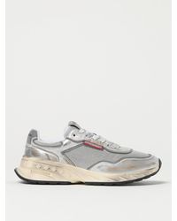 DSquared² - Sprinter Sneakers Aus Laminiertem Leder Und Used-Mesh - Lyst