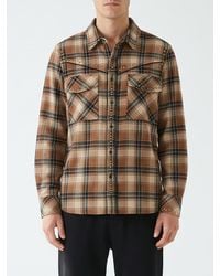 P.A.R.O.S.H. - P.A.R.O.S.H. Check Cotton Shirt With Stud Embellishments - Lyst