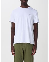Sun 68 - T-Shirt Basic - Lyst