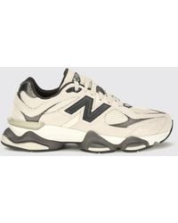 New Balance - Beige Fabric Athletic Sneakers - Lyst