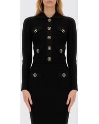 Balmain - Cárdigan Con Detalle Calado - Lyst