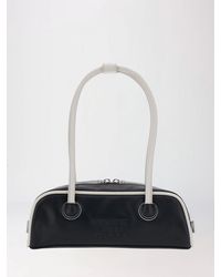 Marge Sherwood - Smooth Leather Shoulder Bag With Double Handle And Zip - Lyst