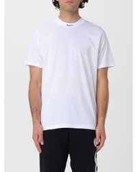 DISCLAIMER - Slim Fit Cotton T-Shirt With Contrast Logo - Lyst