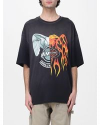 Amiri - Spliced Logo Cotton T-Shirt - Lyst