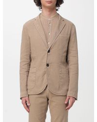 Mason's - Single Breasted Cotton And Linen Blazer - Lyst