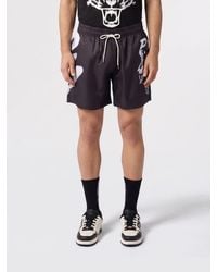 Philipp Plein - Stretch Technical Fabric Jogging Shorts - Lyst
