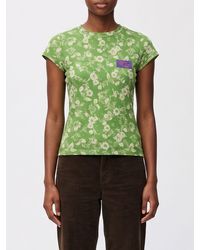 Loewe - Slim Fit Floral Print And Logo Cotton T-Shirt - Lyst
