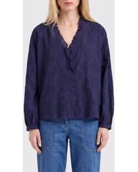 Momoní - Momon&Igrave Relaxed Fit V-Neck Shirt - Lyst