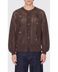 Magliano - Bestickter Cardigan Aus Mohair- Und Wollmischung Mit Knopfverschluss - Lyst