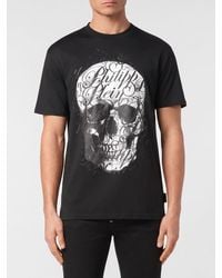 Philipp Plein - Skull Cotton T-Shirt - Lyst