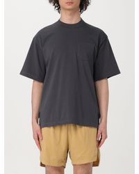 Sacai - T-shirt in cotone con zip - Lyst