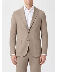 Circolo 1901 - Formal Single-Breasted Stretch Cotton Blazer With Two Buttons - Lyst