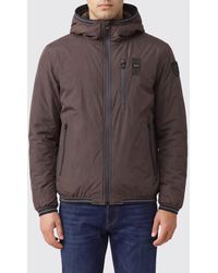 Blauer - D-Devon Lightweight Windproof Jacket With Hood And Logo - Lyst