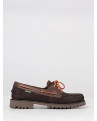 Sebago - Guardian Suede Boat Shoes With Side Lacing - Lyst