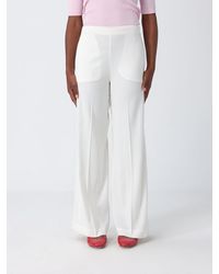 Hanita - Stretch Jersey Palazzo Trousers - Lyst