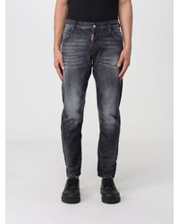 DSquared² - Regular Fit Straight Jeans - Lyst